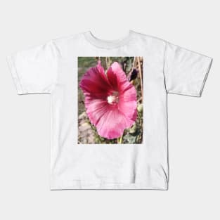 Hollyhock - Alcea rosea Kids T-Shirt